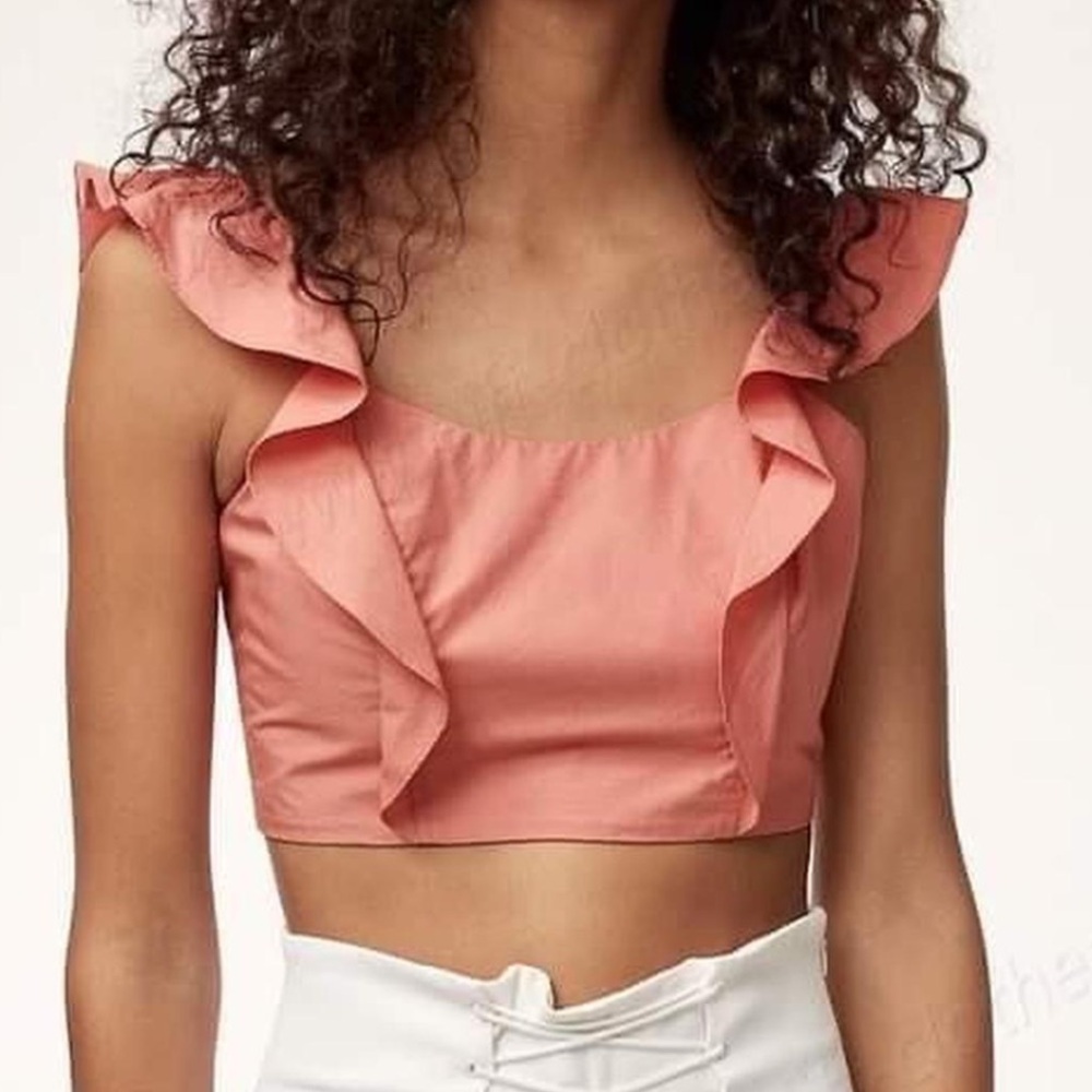 Aritzia Sandrine Ruffle Top